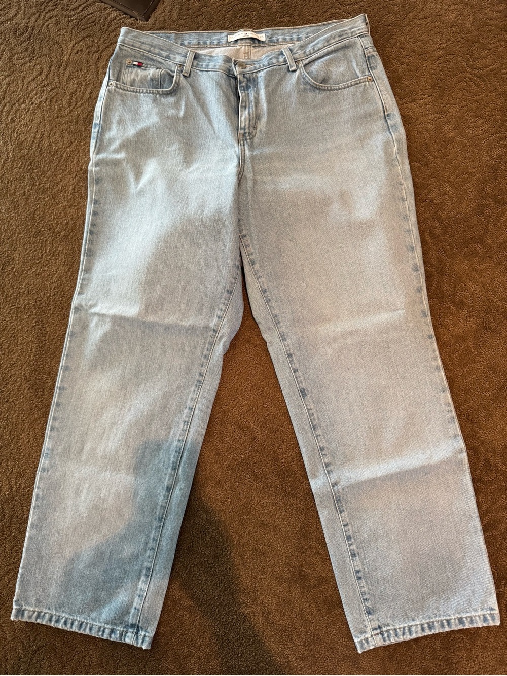 Tommy Hilfiger Light Blue Straight Leg Jeans